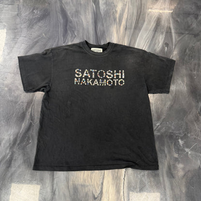 Satoshi Nakamoto Studded Tee