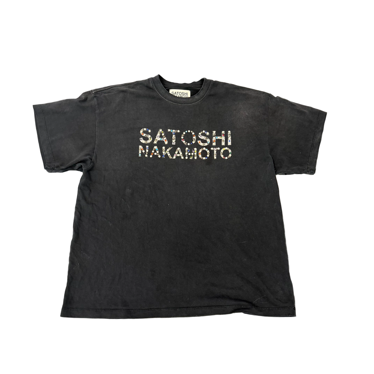 Satoshi Nakamoto Studded Tee
