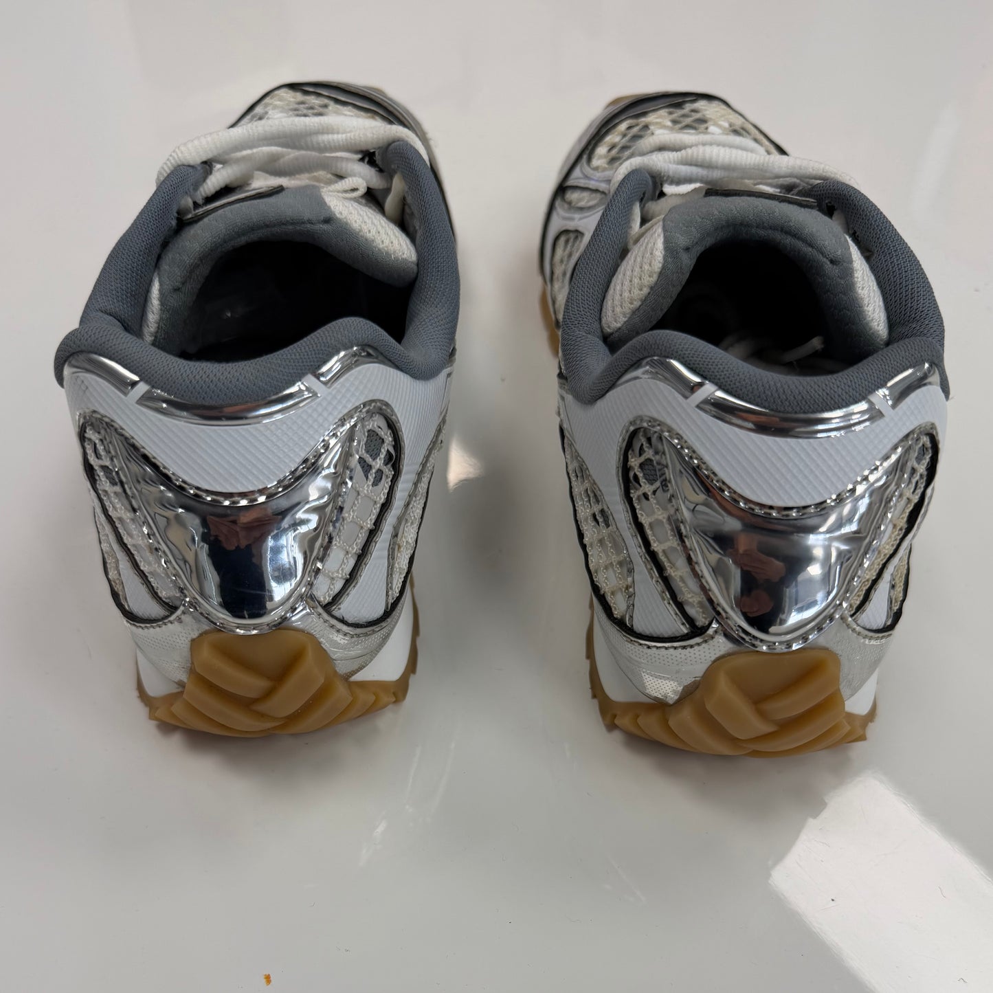 Bottega Veneta Orbit Sneaker White Silver (USED NO BOX)