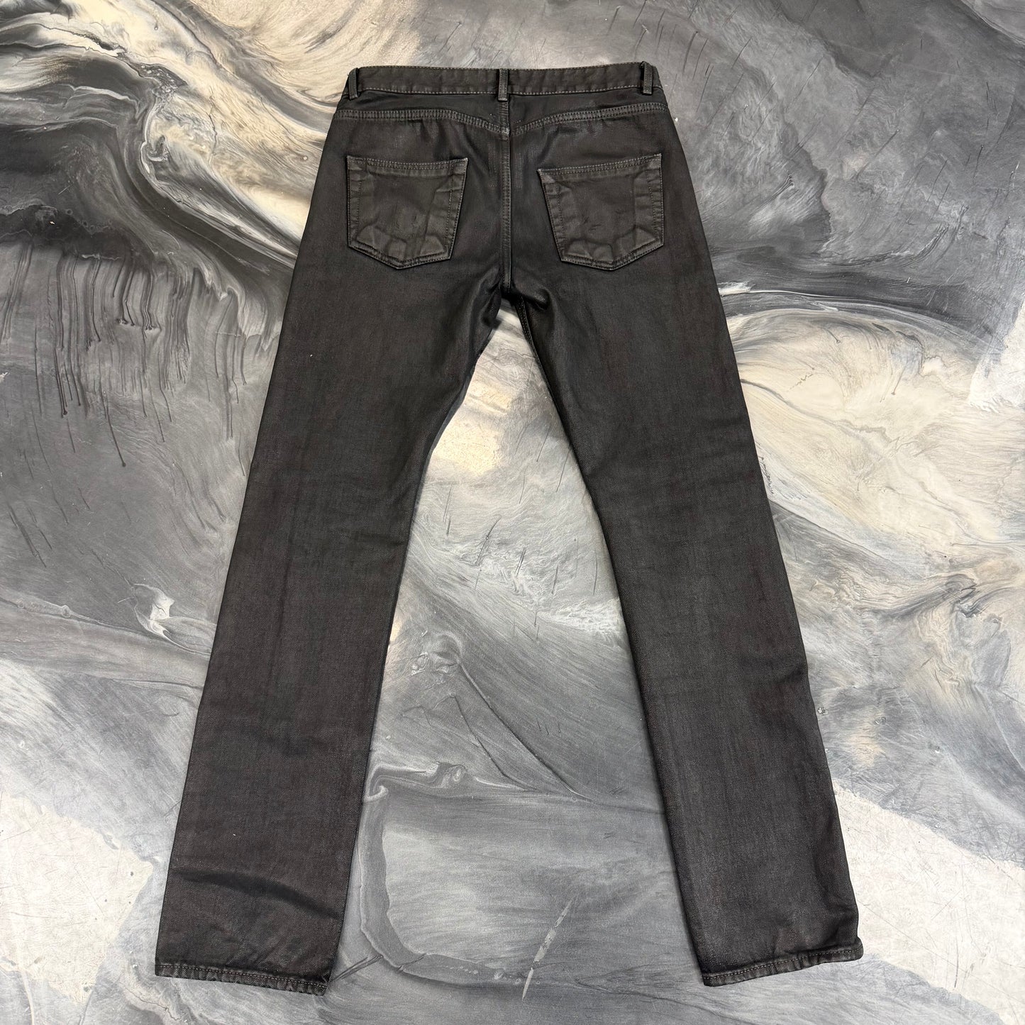 Rick Owens DRKSHDW Waxed Detroit Denim