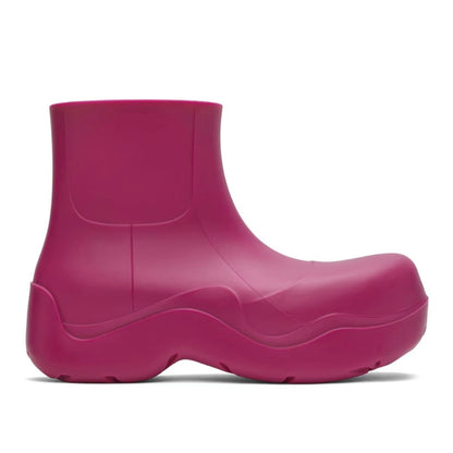 BOTTEGA VENETA Pink Puddle Boots (USED) (NO BOX)