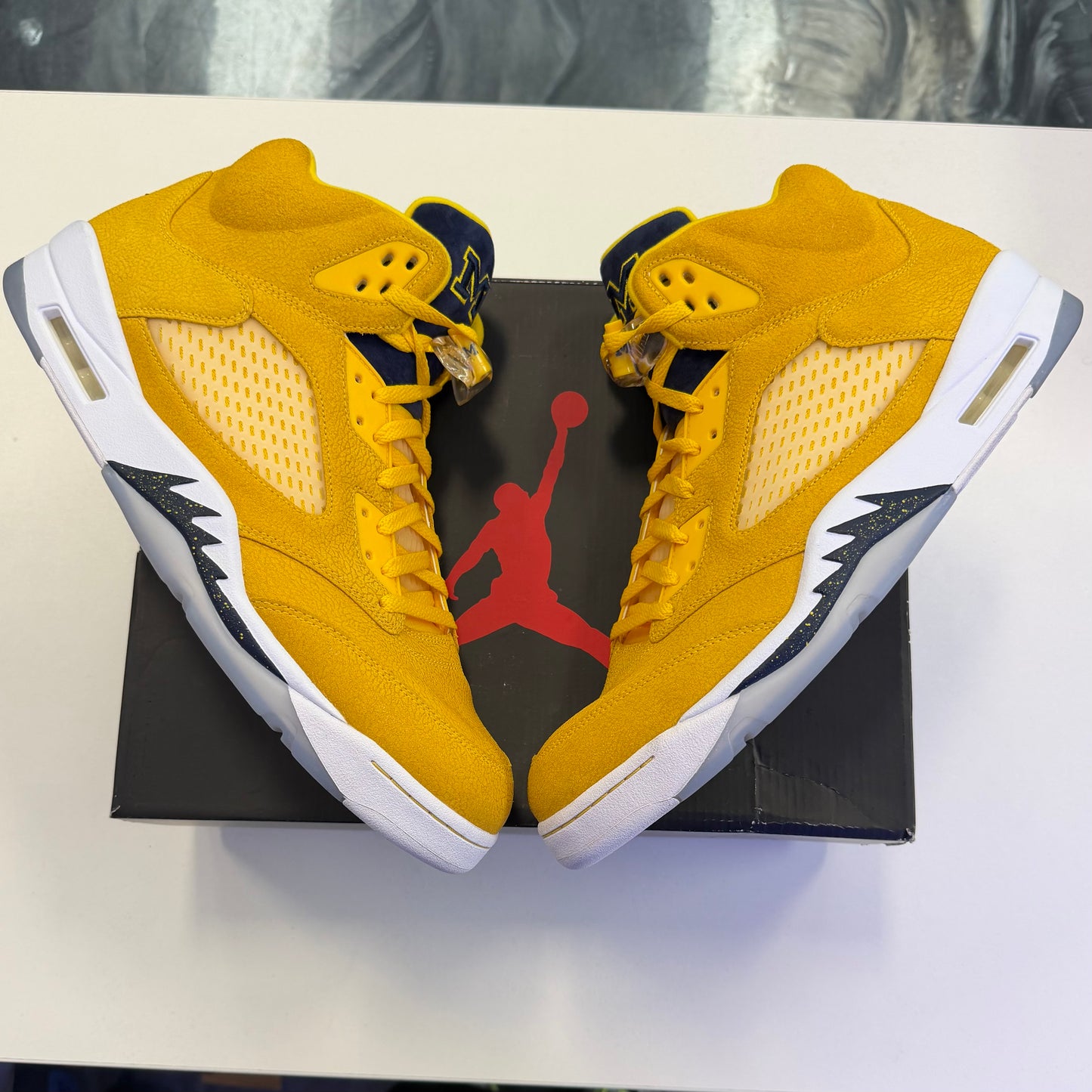 Air Jordan 5 Retro NCAA Pack - Michigan Sample PE (USED)