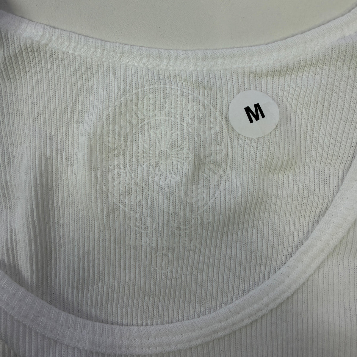 Chrome Hearts Richard Stark Middle
Finger Tank White