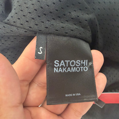 Satoshi Nakamoto Black Padding Moto Shorts