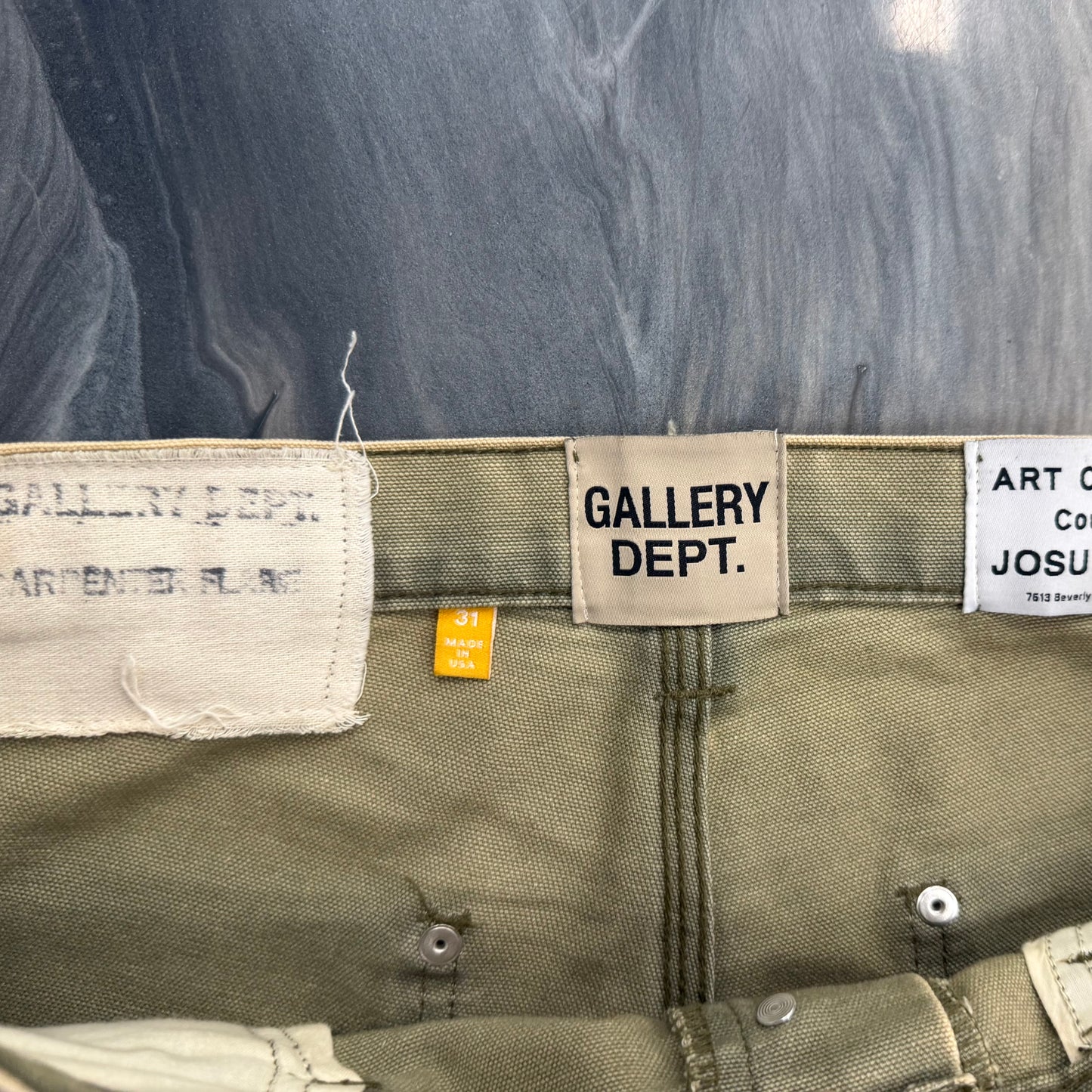 Gallery Dept. La Carpenter Flare 'Moss' pants