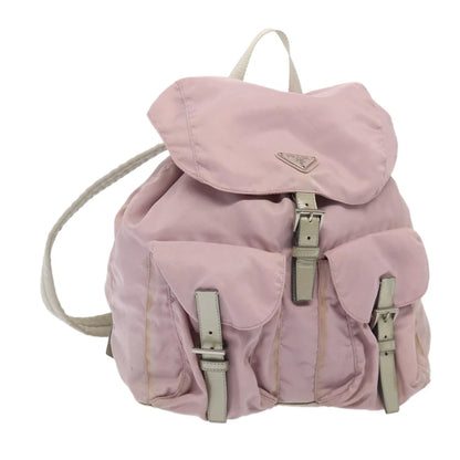 PRADA Pink Nylon Backpack