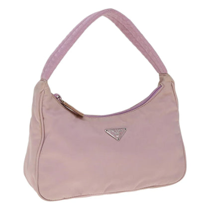 PRADA Hand Bag Nylon Pink