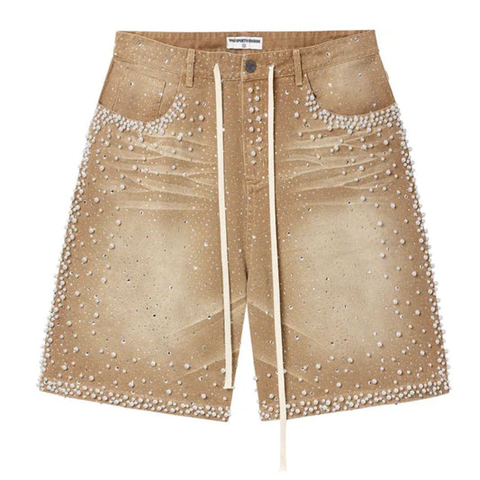 Vale Forever Sand Storm Jorts Tan