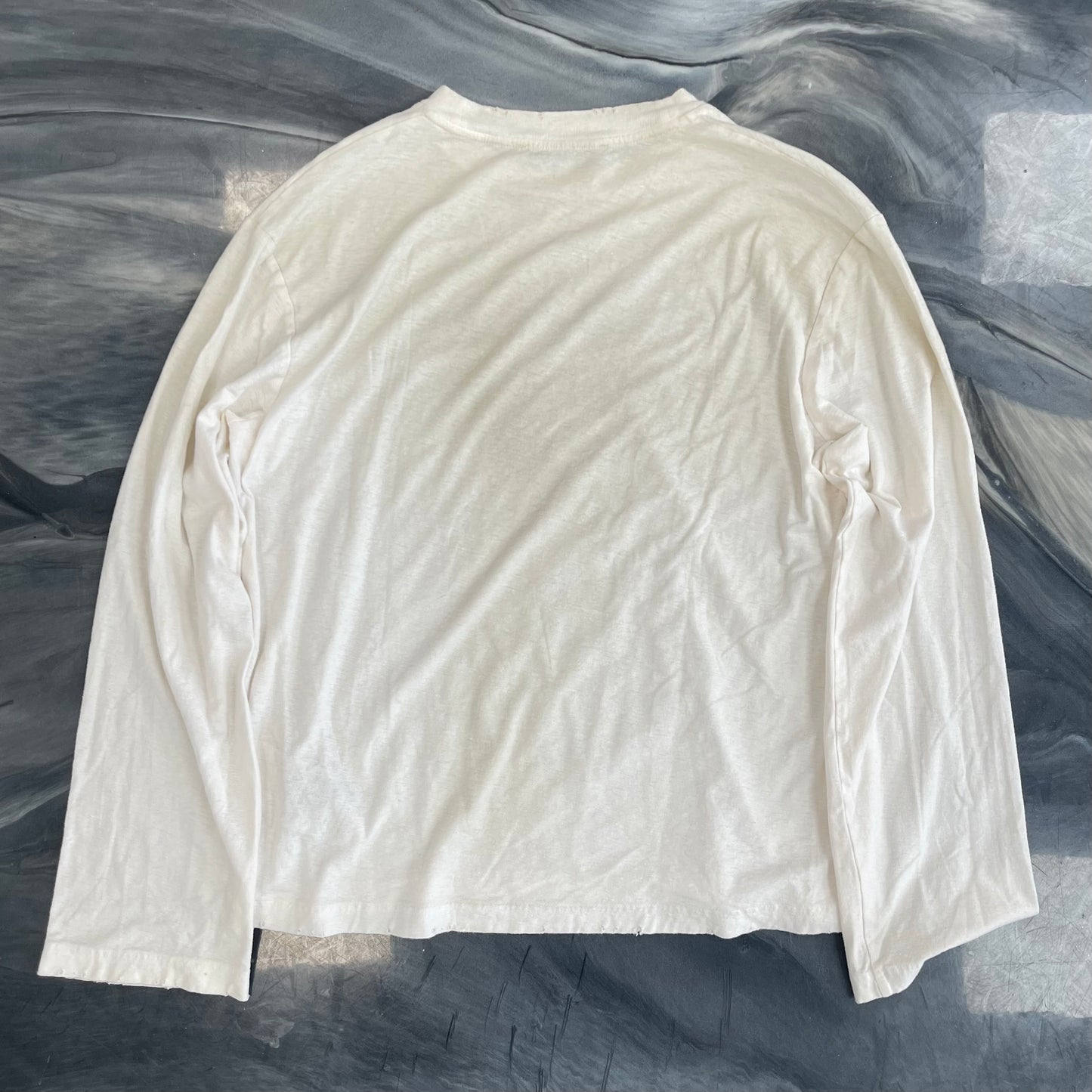 Acne Studios Logo 1996 Long Sleeve T-Shirt White