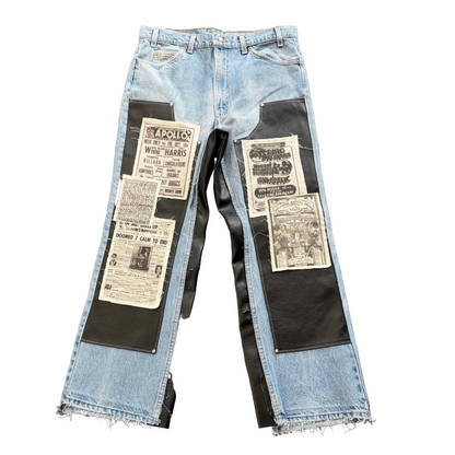 Geek Boyz Global Leather Patch Denim