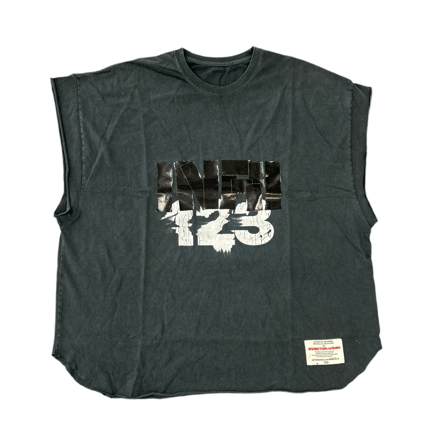 RRR123 INRI CUT OFF TEE