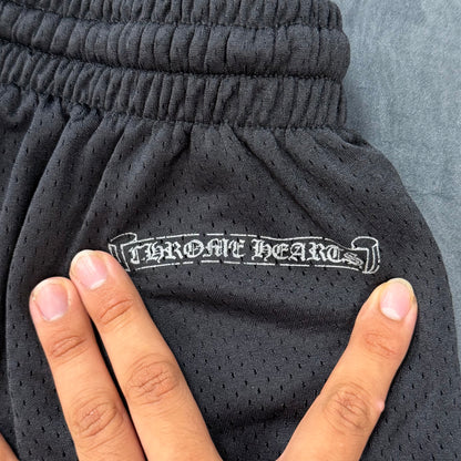 Chrome Hearts Mesh Varsity Shorts