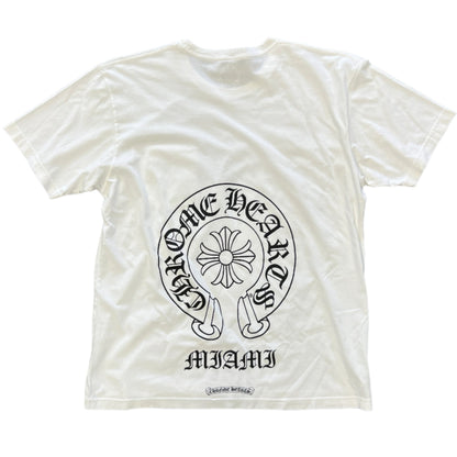 Chrome Hearts Miami Horseshoe Logo T-Shirt