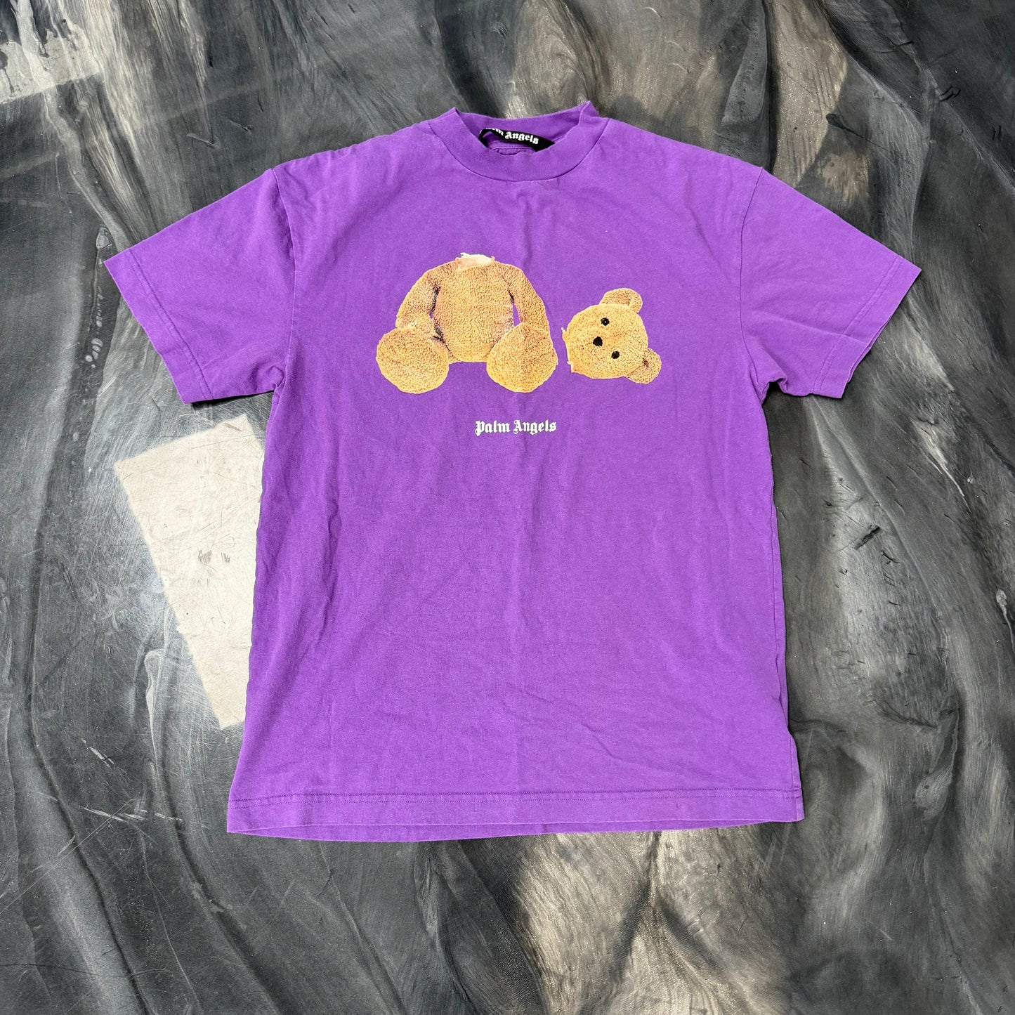 Palm Angels Purple Bear T-shirt