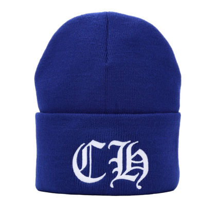Chrome Hearts Blue CH beanie