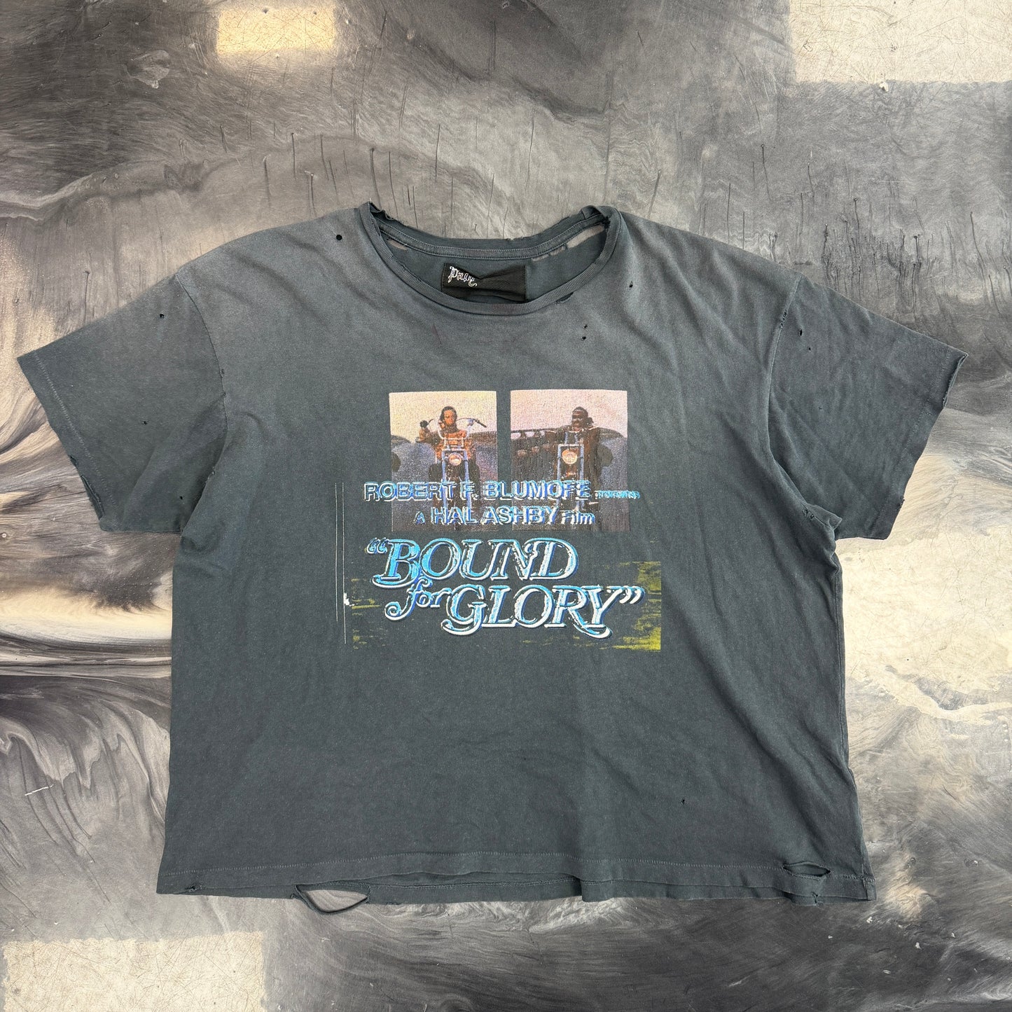 Paly Hollywood Bound For Glory Distressed Tee