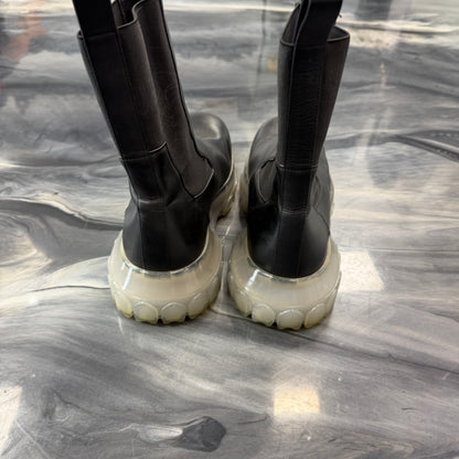 Rick Owens Beatle Bozo Tractor Black Clear (Used)(No Box)