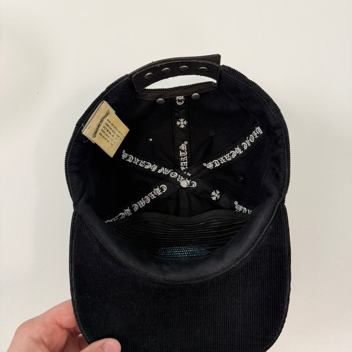 Chrome Hearts Corduroy Vine Dagger Hat W/ Hardwear