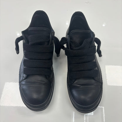 Rick Owens Jumbo Lace Ramone Low Black (USED NO BOX)