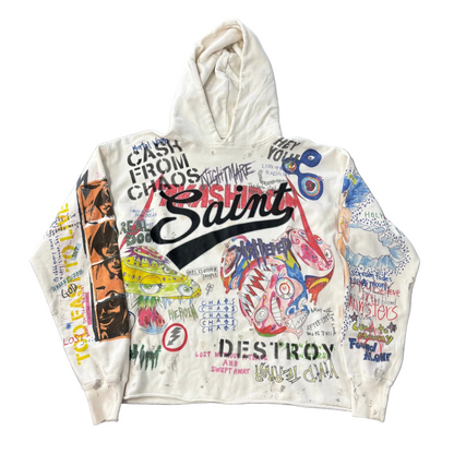 Takashi Murakami x Saint Mxxxxxx Graff Pullover Hoodie