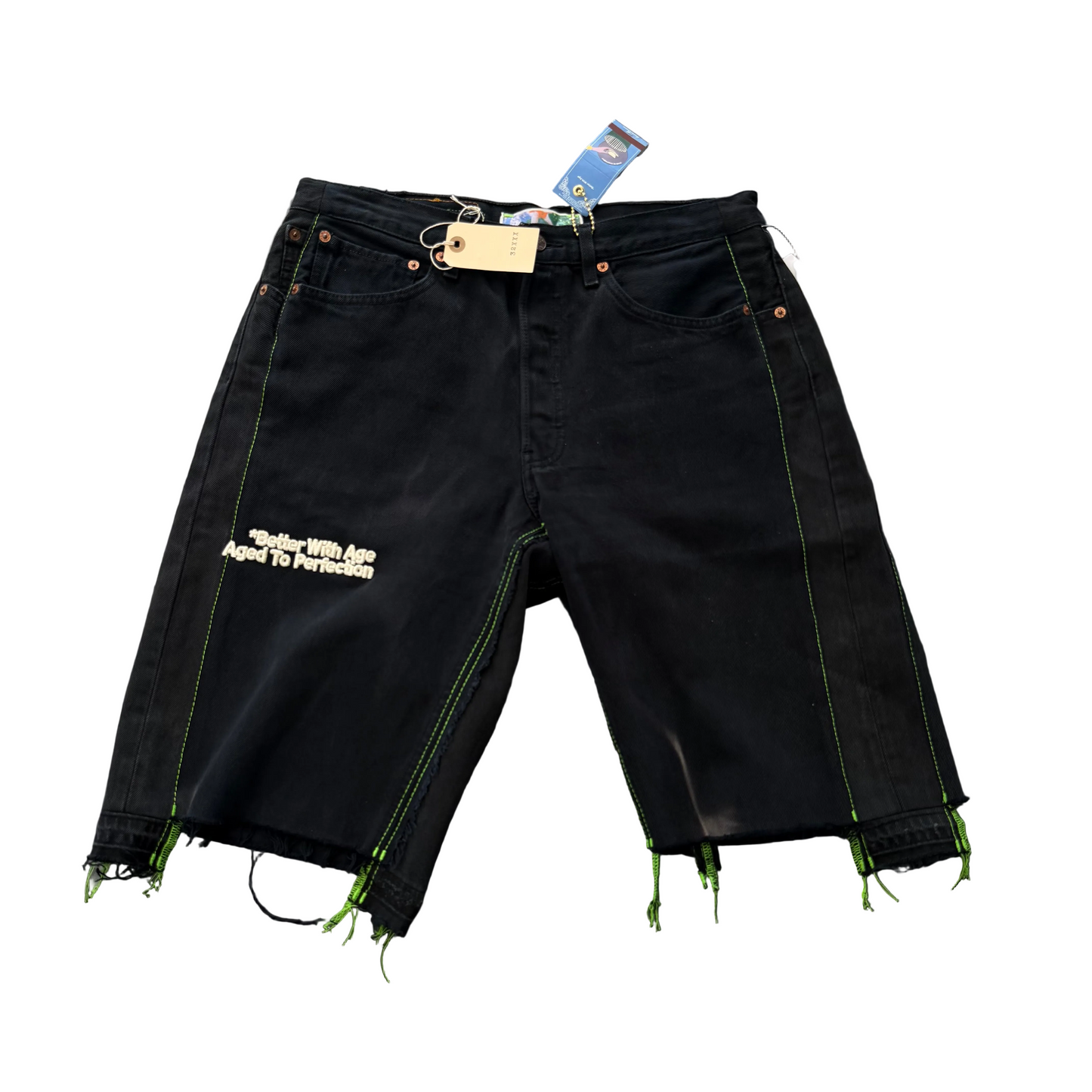 Better With Age Monroe Triple-Wide Denim Shorts