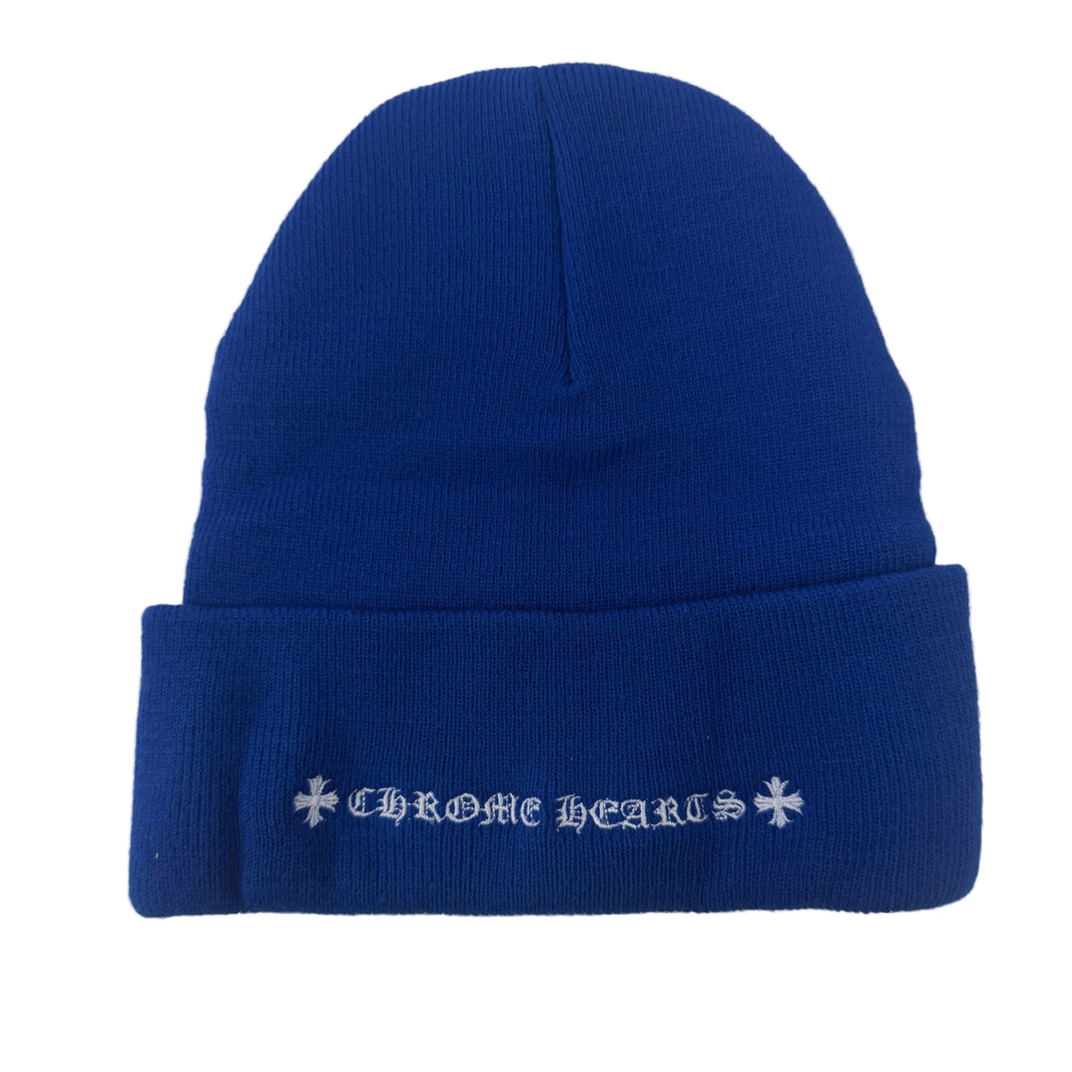 Chrome Hearts Blue Beanie