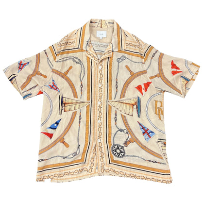 Rhude Natica Silk Button Up Shirt