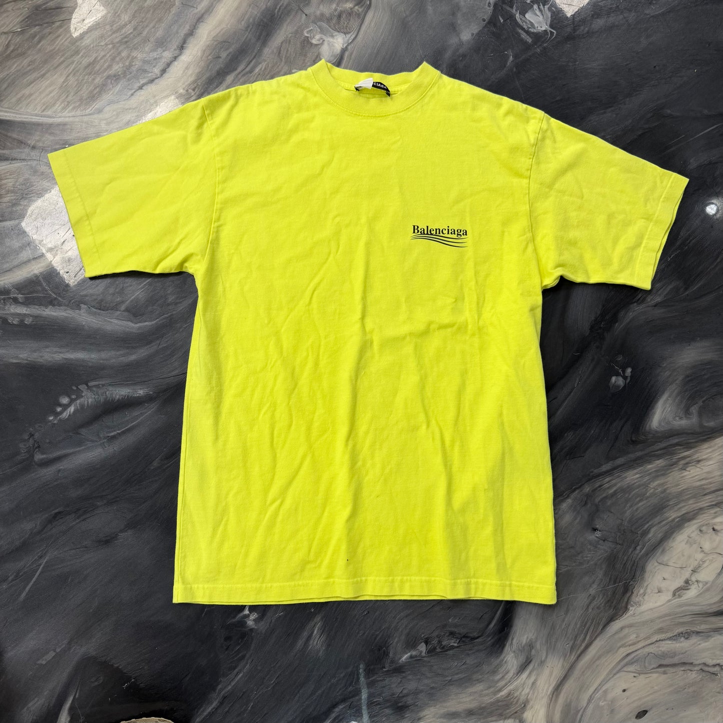 Balenciaga Neon Campaign Tee