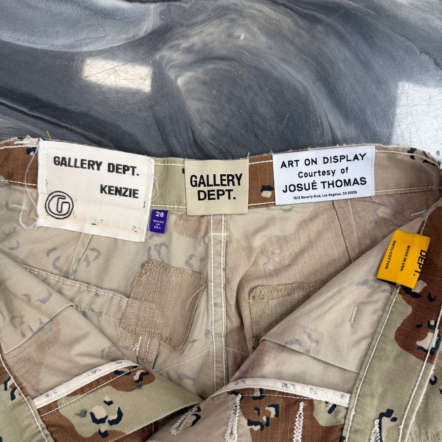 Gallery Dept. G-Patch Camo Cargo Shorts