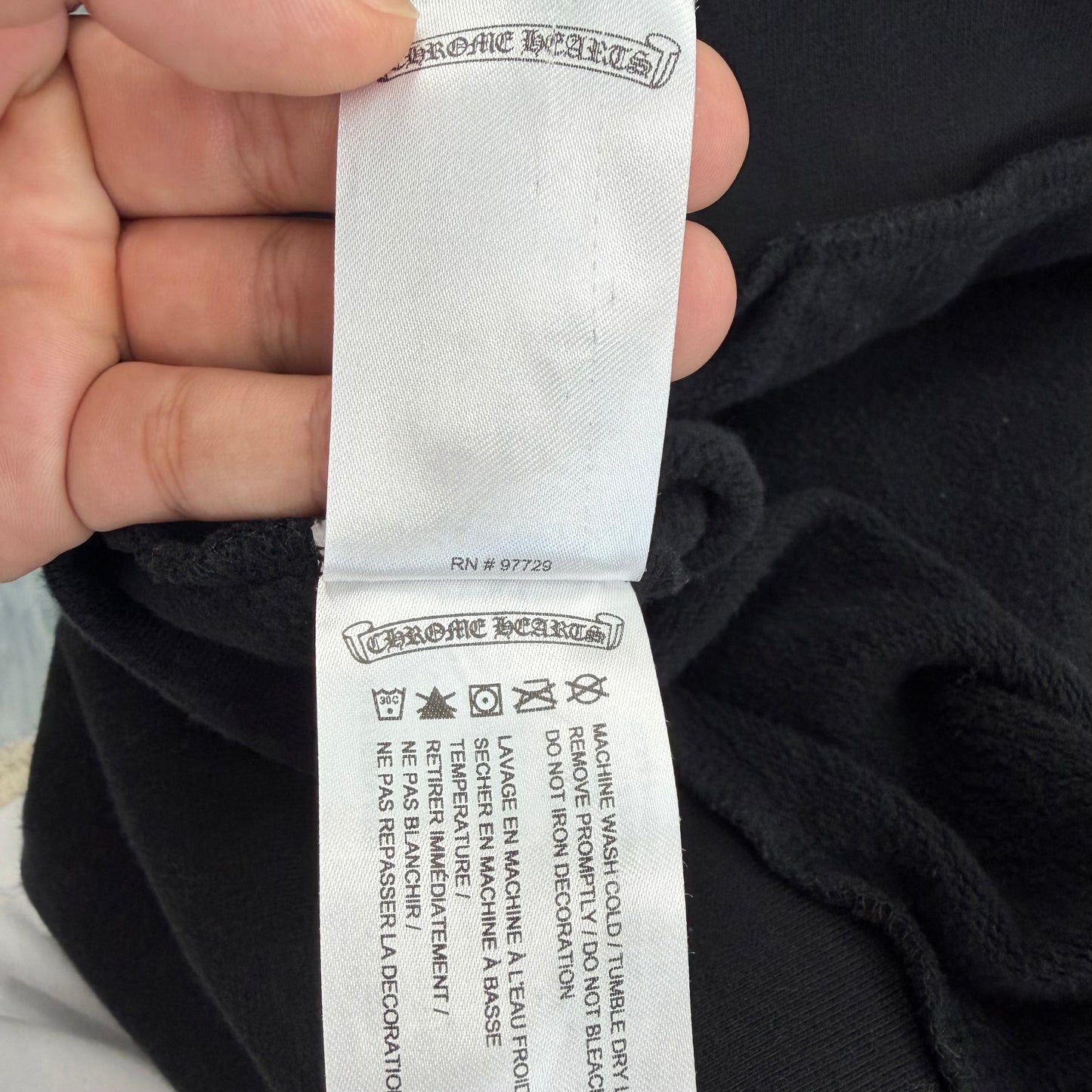 Chrome Hearts 1988 Online Exclusive Vertical Logo Hoodie