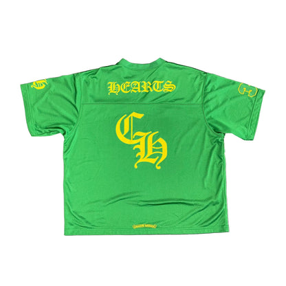 Chrome Hearts Sports Mesh Warm Up Short Sleeve Jersey Green