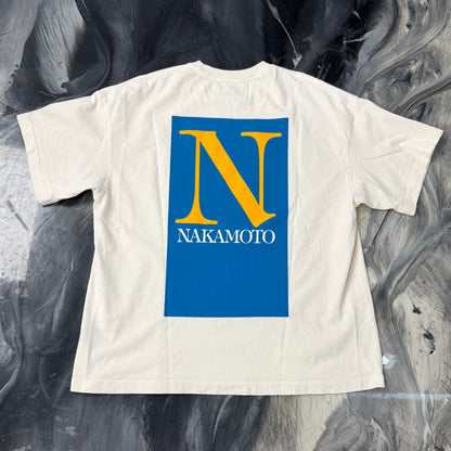 Satoshi Nakamoto Block logo T-shirt