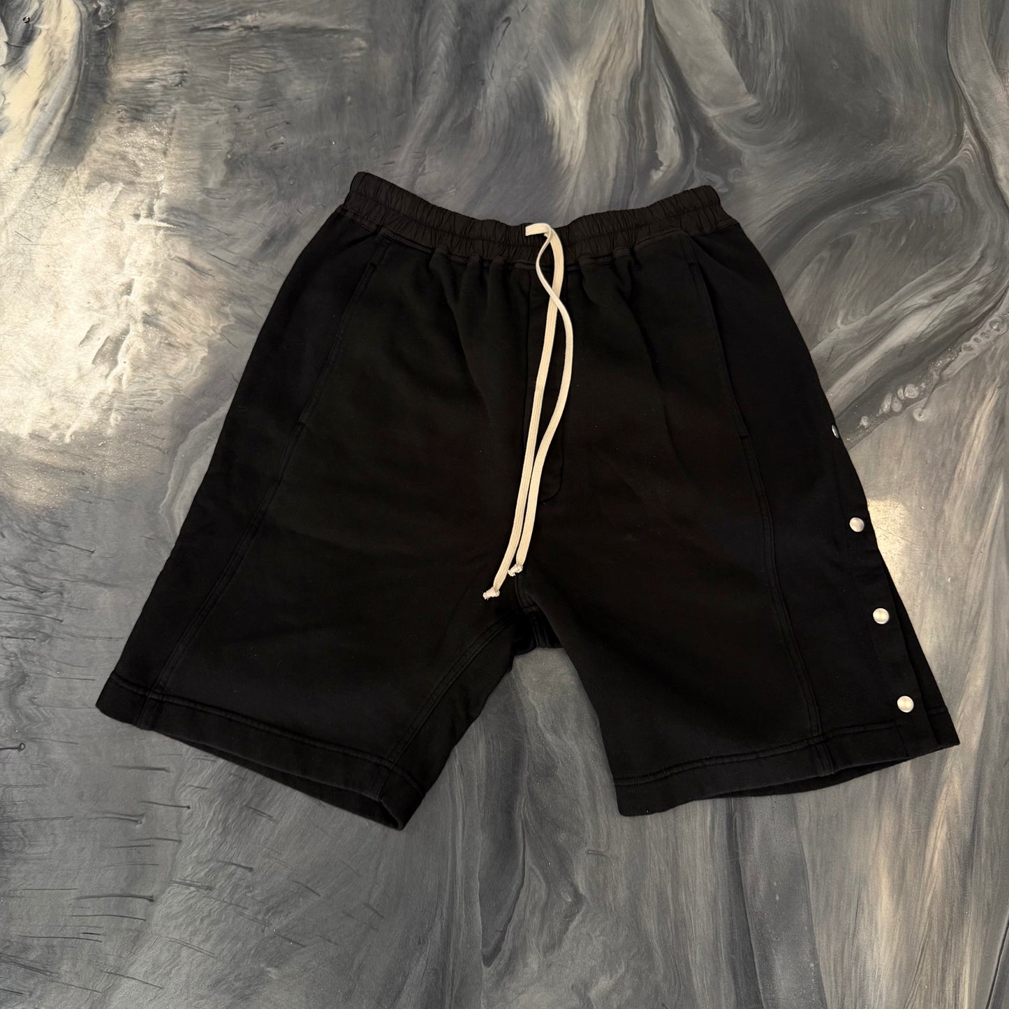 Rick Owen Pusher Shorts Black