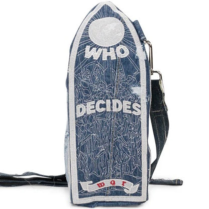 Who Decides War Indigo Bullet Bag