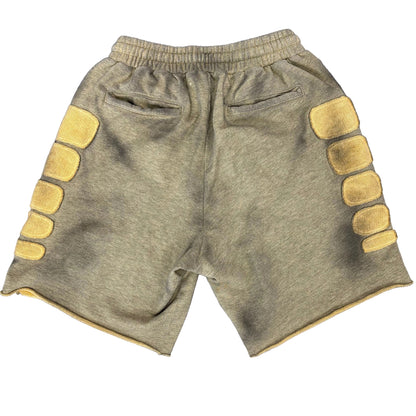 Satoshi Nakamoto 'Destroyed Patchwork' Moto Shorts