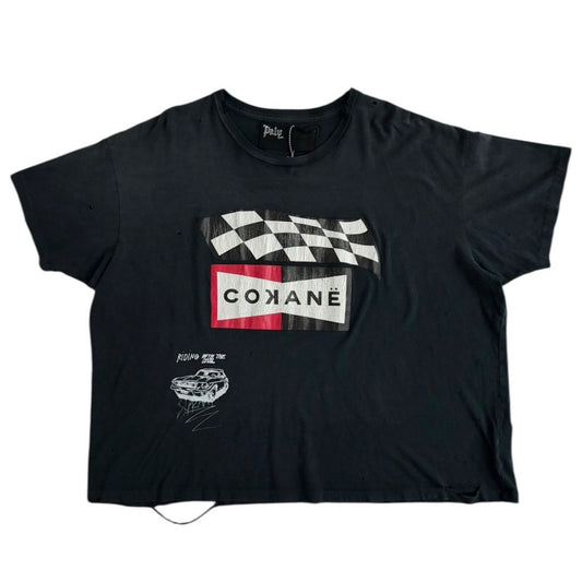 Paly Hollywood Cokane Washed Black Vintage Tee