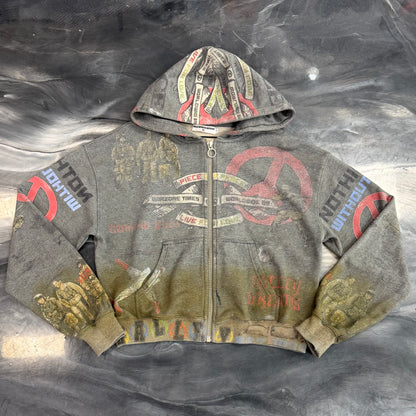 Vale Forever Peace Zip Up Hoodie
Dirty Grey