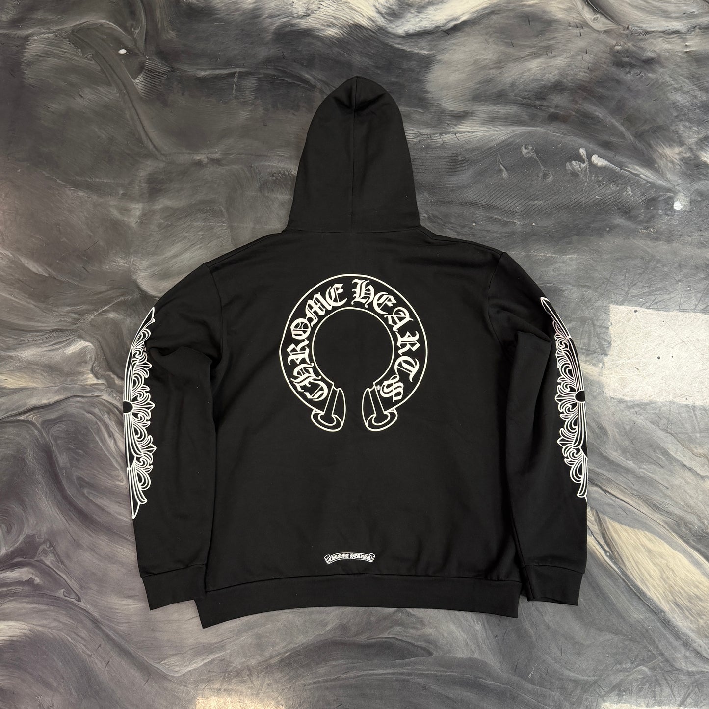 Chrome Hearts Horseshoe Hoodie Black