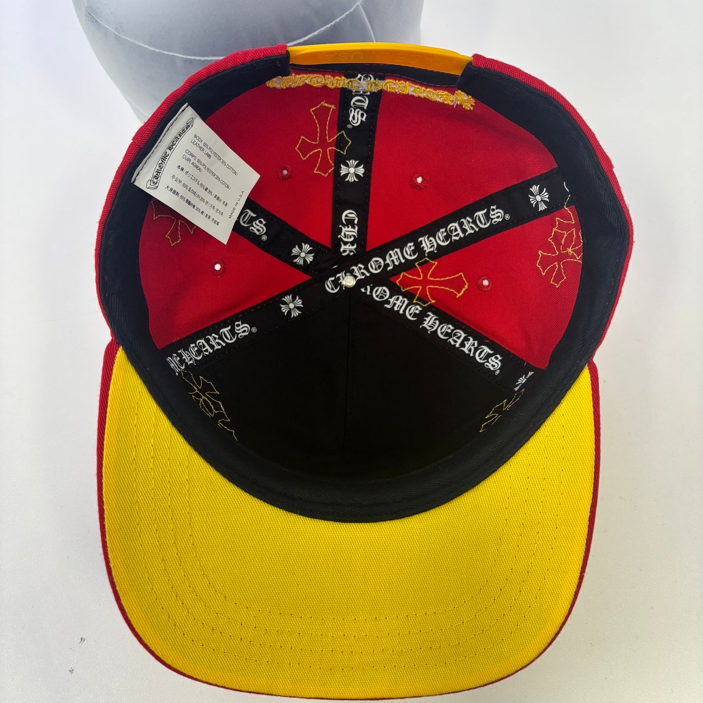 Chrome Hearts Patch Hat Red/Yellow