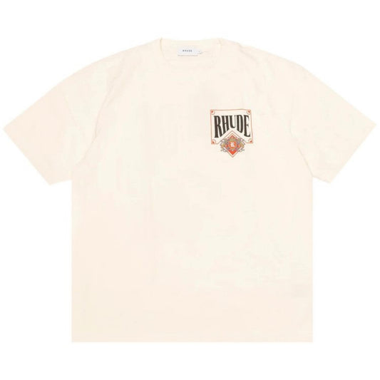 Rhude Card Tee Vintage White