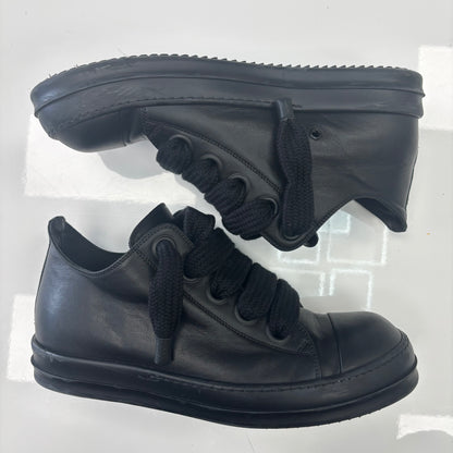 Rick Owens Jumbo Lace Ramone Low Black (USED NO BOX)