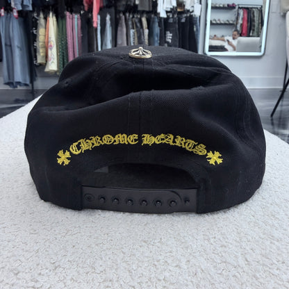 Chrome Hearts Black/Gold Baseball Hat