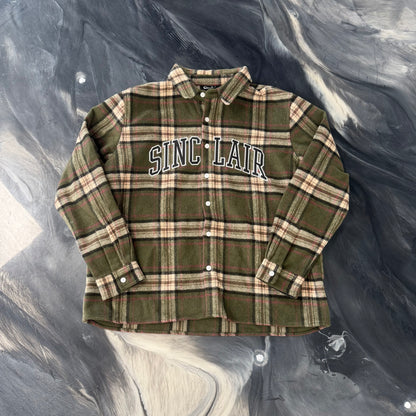 Sinclair Tackle Twill Flannel Olive Green