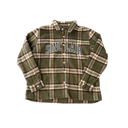 Sinclair Tackle Twill Flannel Olive Green