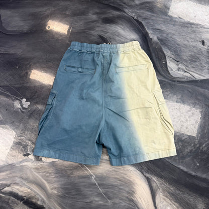 Rick Owens DRKSHDW Cargo Bela Gradient Washed Shorts