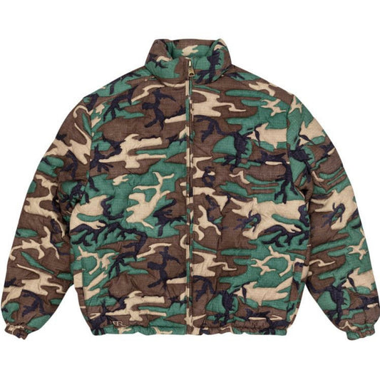 ERL Camo Quilt Puffer Coat
