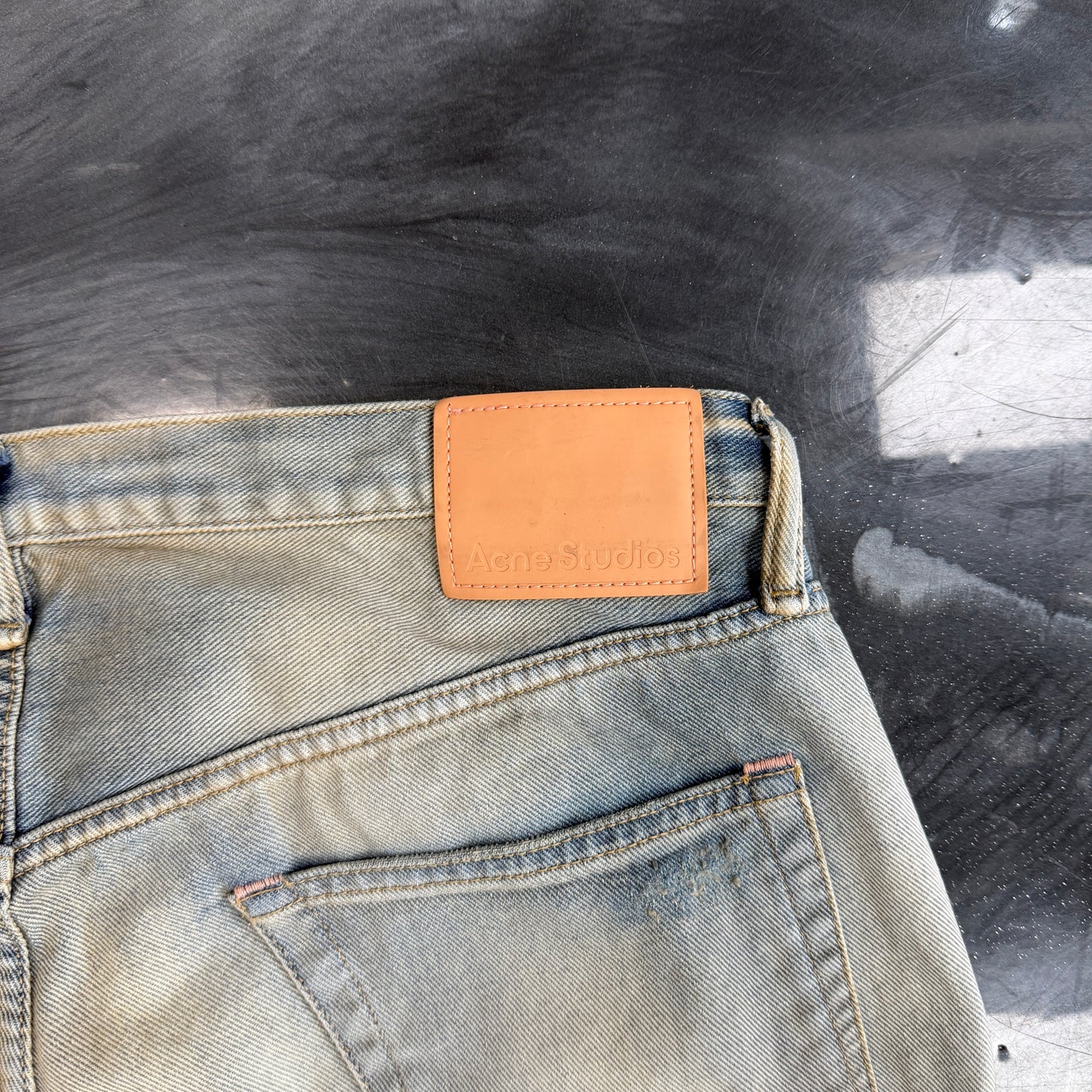 Acne Studios 1999 Mud Wash Distressed Denim ￼
