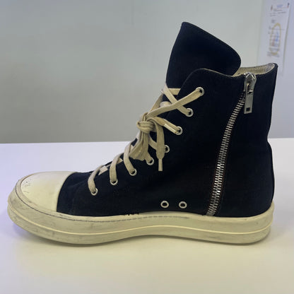 Rick Owens DRKSHDW Canvas Ramones (USED NO BOX)