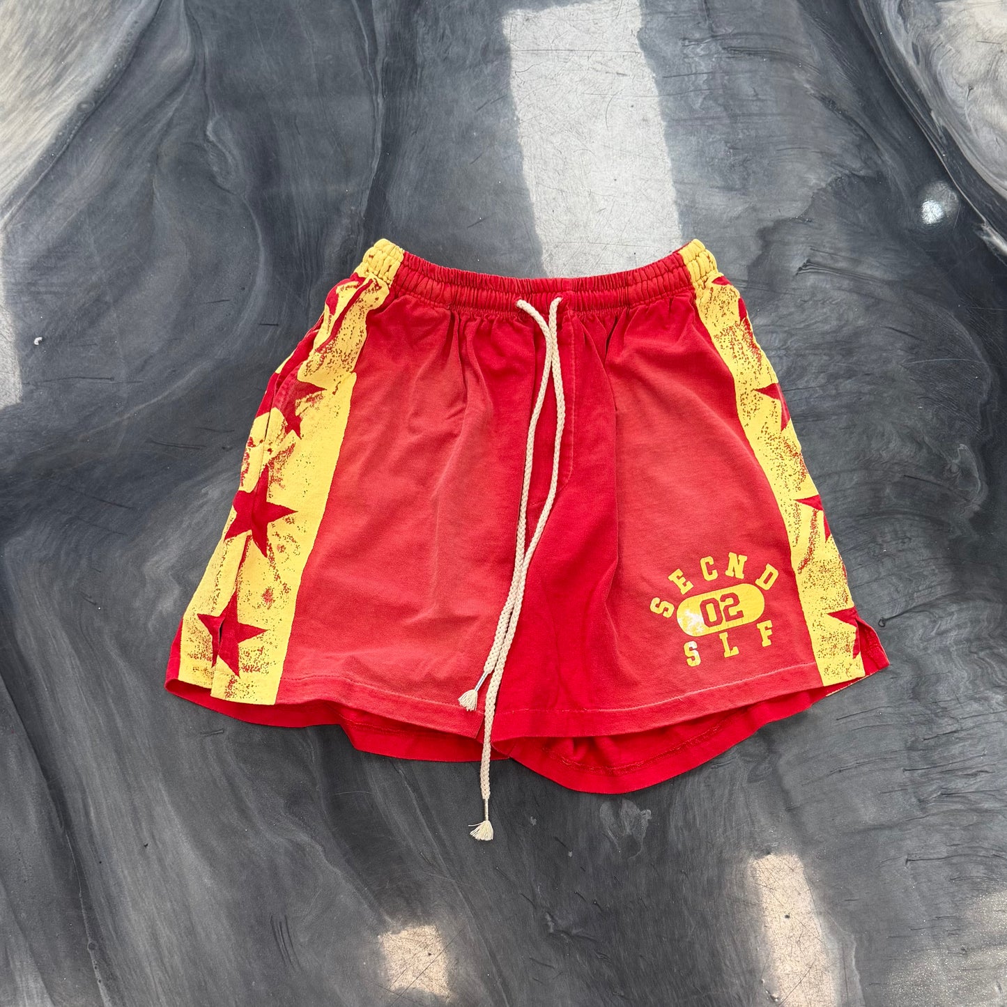 Secnd Slf Track Shorts red