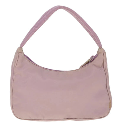 PRADA Hand Bag Nylon Pink